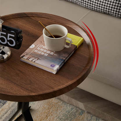Nordic Wood Iron End Table