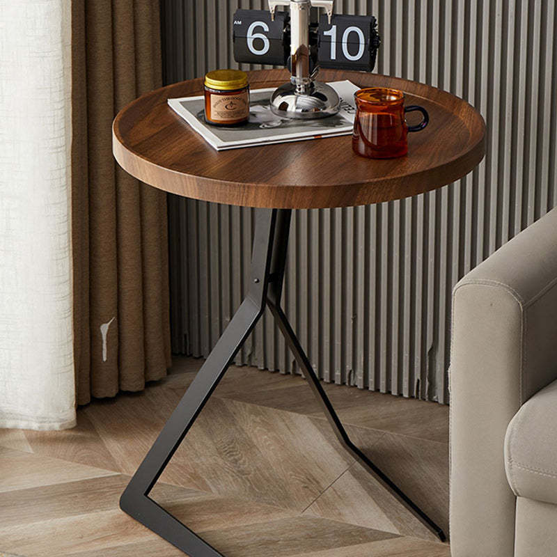 Nordic Wood Iron End Table