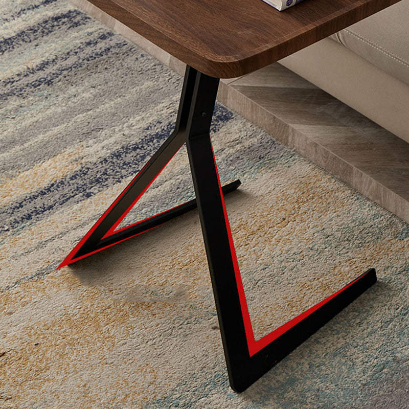 Nordic Wood Iron End Table