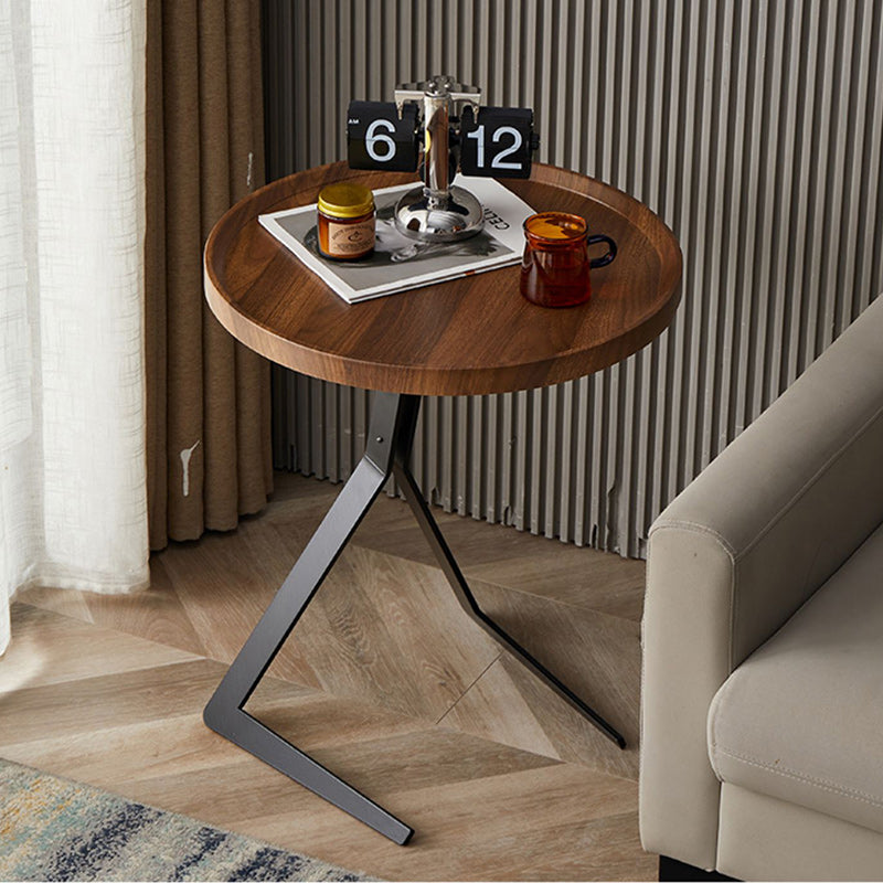 Nordic Wood Iron End Table