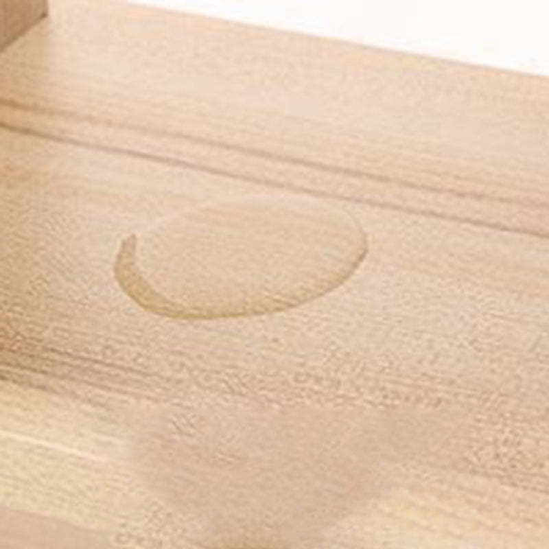 Minimalist Particle Board Wood End Table — 2 - Yellow