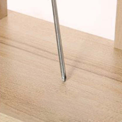 Minimalist Particle Board Wood End Table — 2 - Black