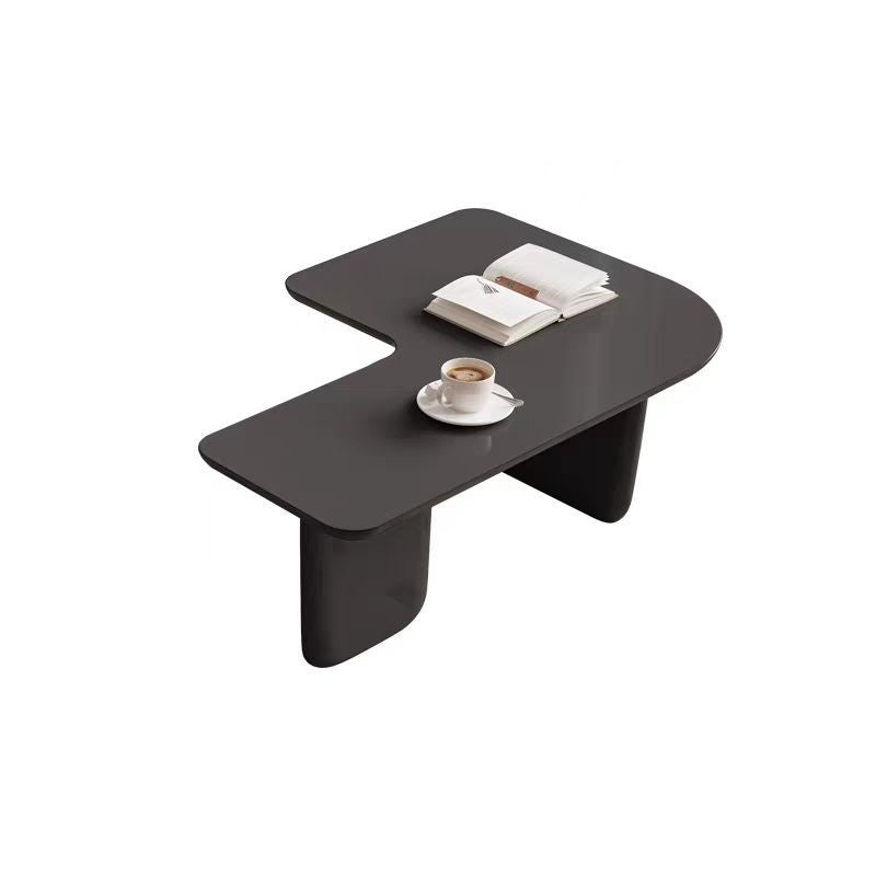 Contemporary Irregular Wood Removable Coffee Table
