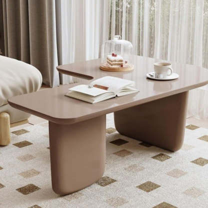 Contemporary Irregular Wood Removable Coffee Table