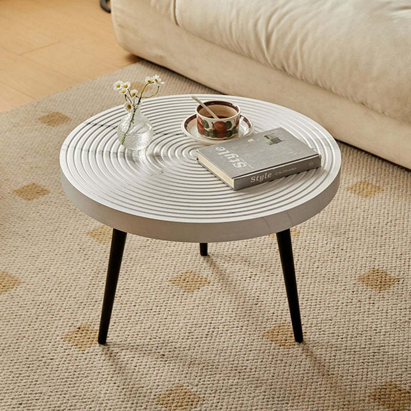 Retro Round Wood Coffee Table — Wood