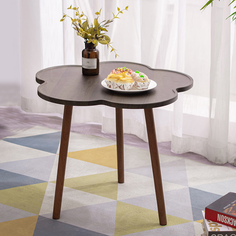 Minimalist Plum Blossom Coffee Table — Wood