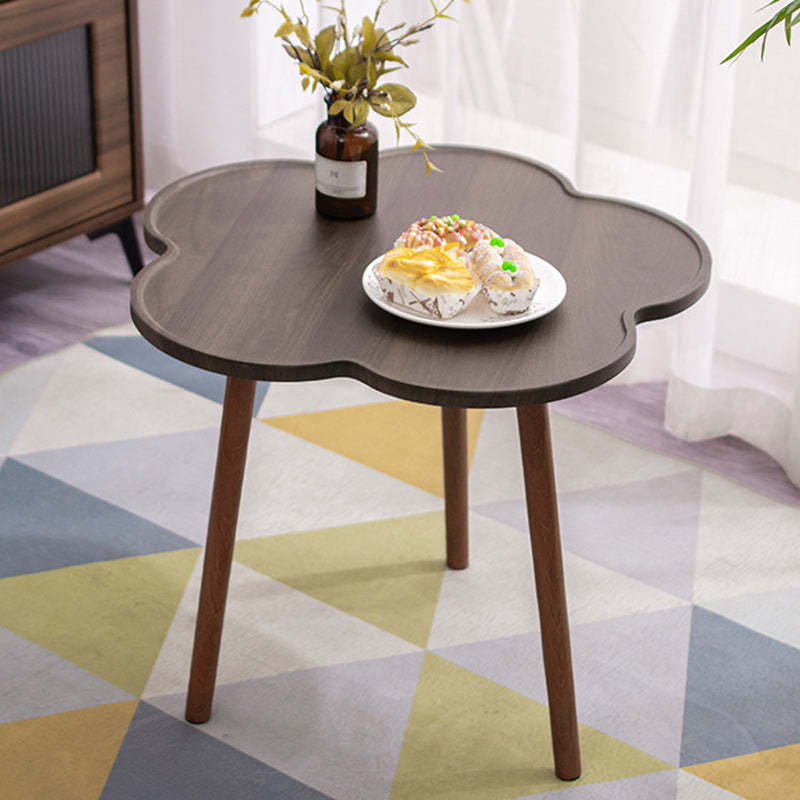 Minimalist Plum Blossom Coffee Table — Wood