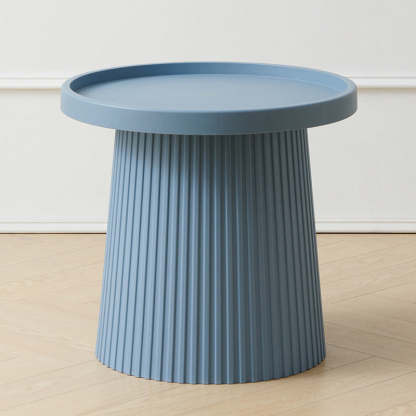 Contemporary Cylinder Plastic Acrylic Coffee Table