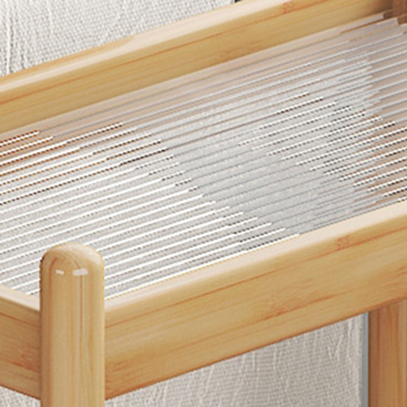 Minimalist Acrylic Bamboo End Table
