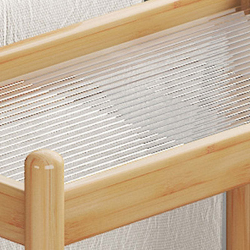 Minimalist Acrylic Bamboo End Table