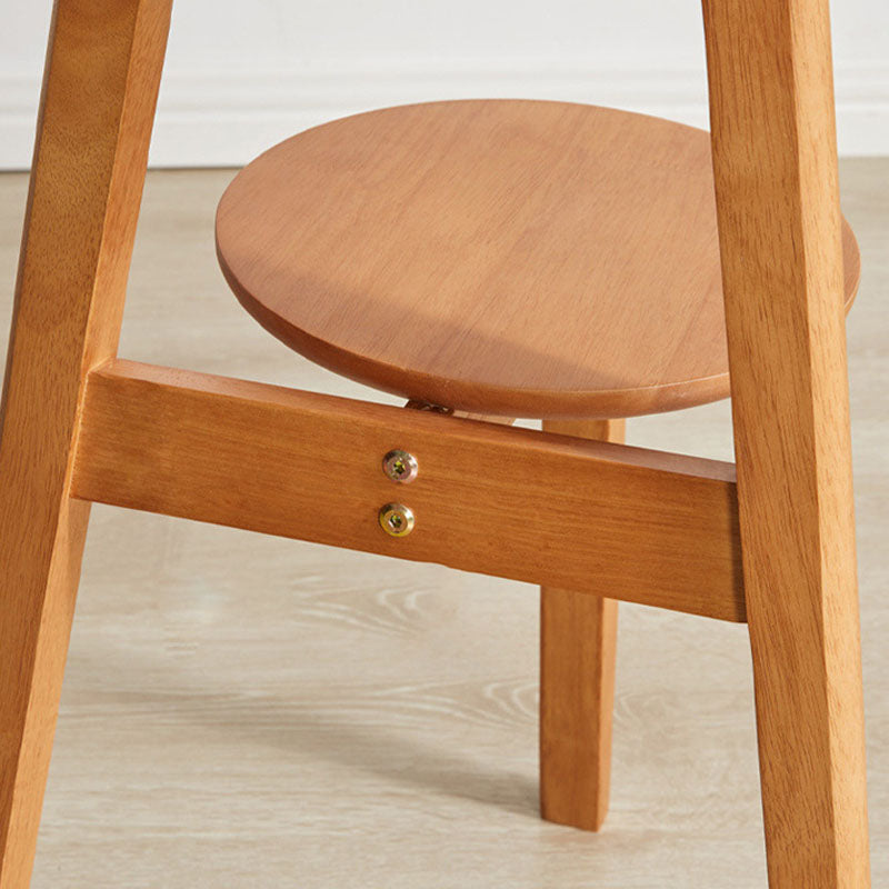 Minimalist Round Solid Wood End Table
