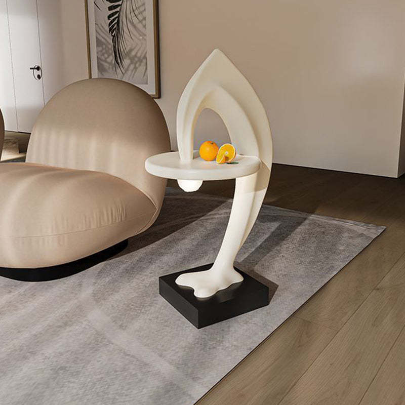 Contemporary Dolphin Shape End Table