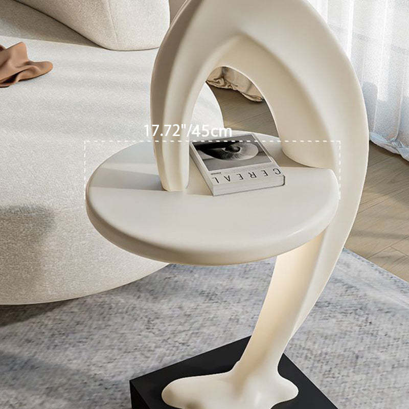 Contemporary Dolphin Shape End Table
