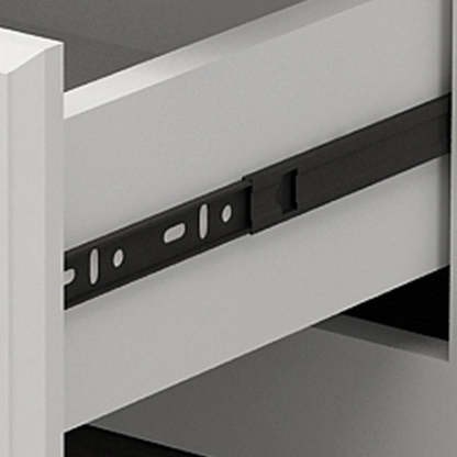 Modern Rectangular Board 2-Drawer Nightstand
