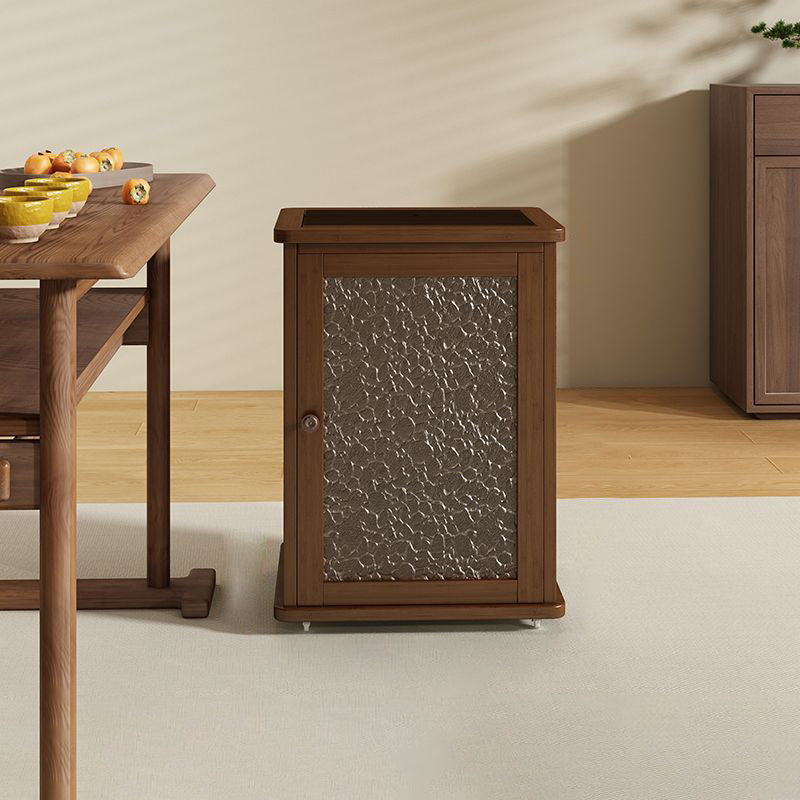 Vintage Rectangular Bamboo End Table