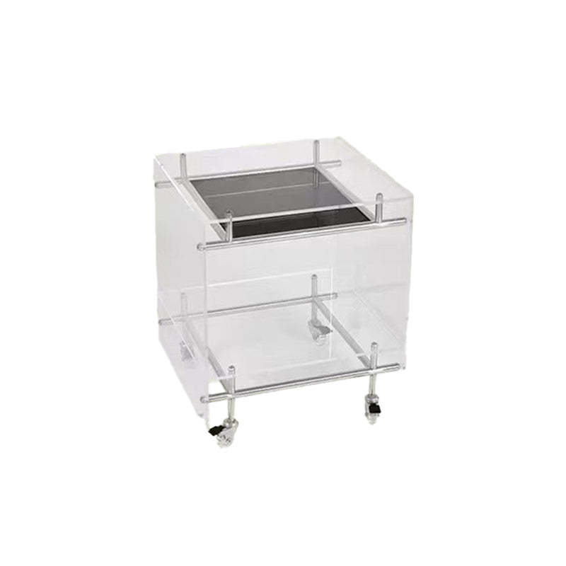 Movable Acrylic Stainless Steel End Table