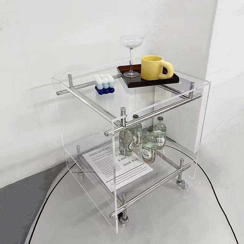Luxury movable end green end & side tables