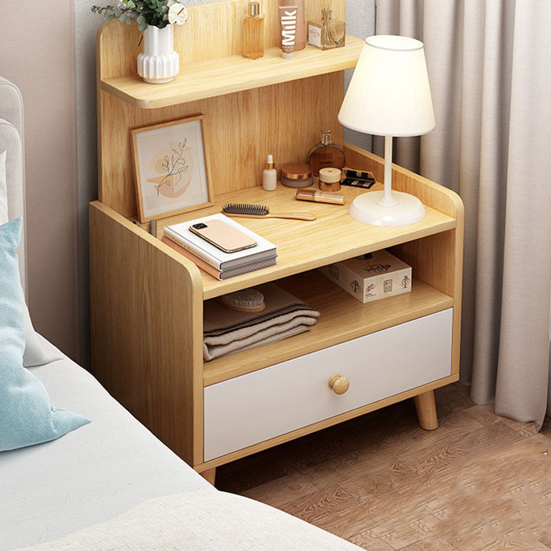 Vintage Tabletop Board Nightstand — A / White