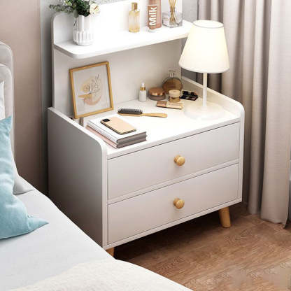 Vintage Tabletop Board Nightstand — B / Wood Color