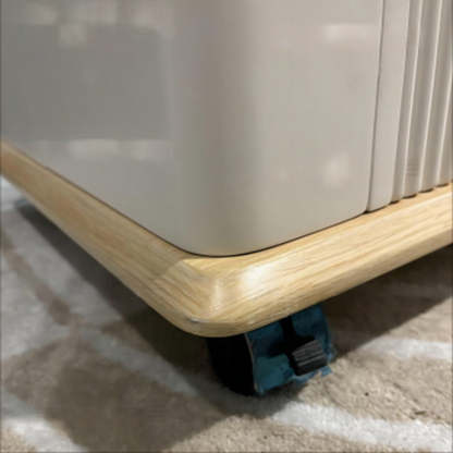 Minimalist Solid Wood 2-Storage Rectangular Coffee Table