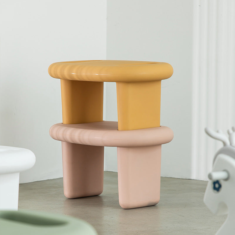 Minimalist Kids Oval Dining Table — White