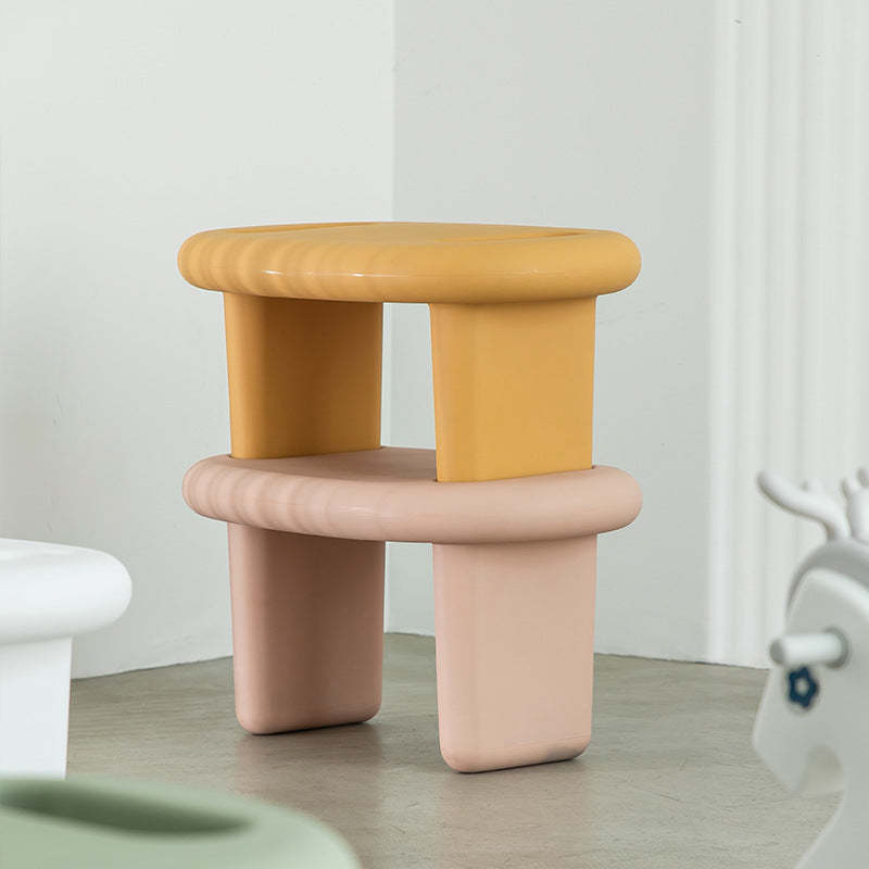 Minimalist Kids Oval Dining Table — White