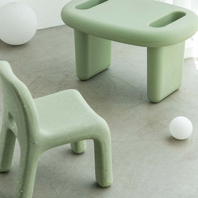 Minimalist Kids Dining Chair — Yellow