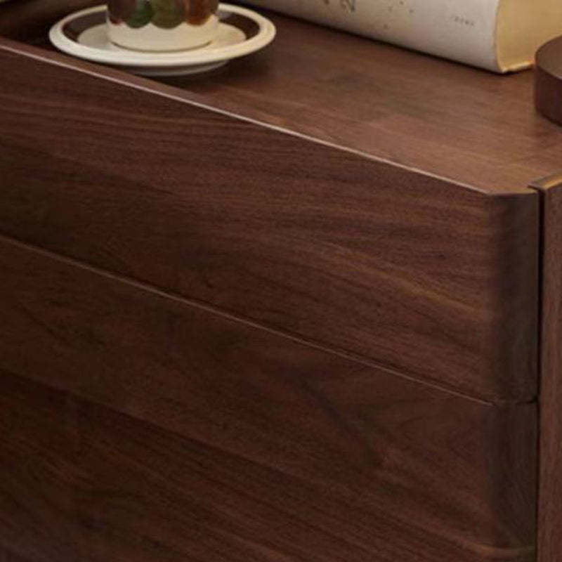 Vintage Solid Wood 1-Drawer Nightstand