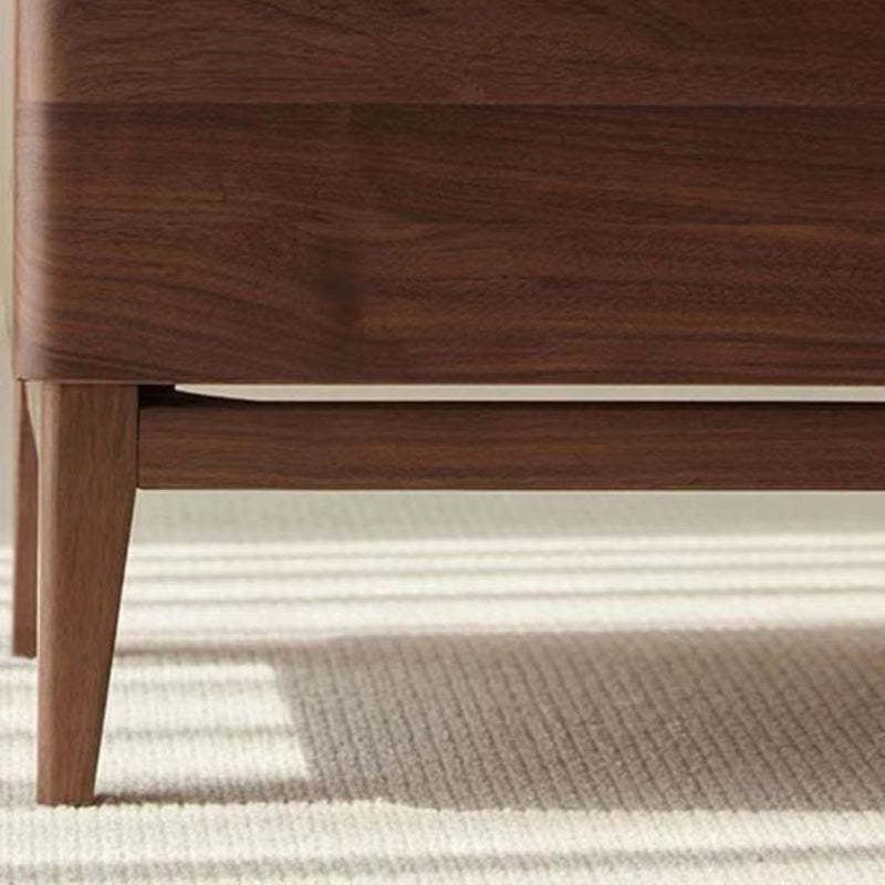 Vintage Solid Wood 1-Drawer Nightstand