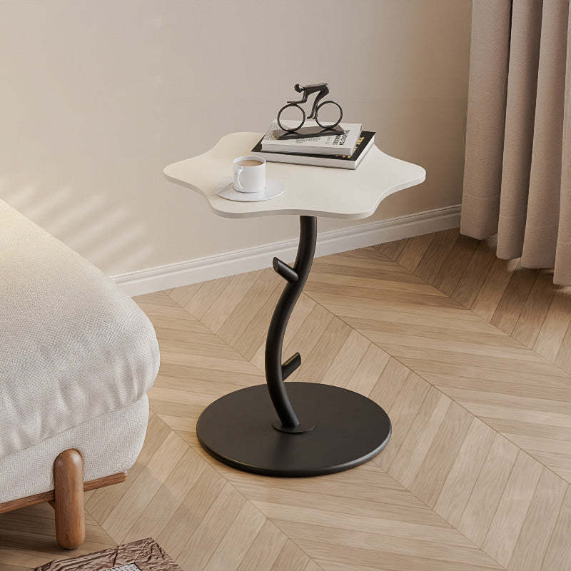 Cloud Rock Slab Tempered Glass Coffee Table
