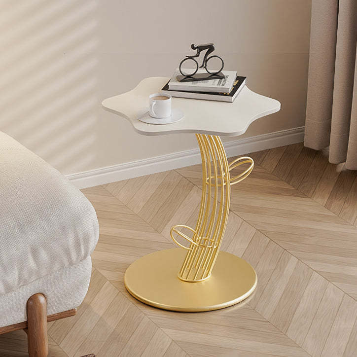 Cloud Rock Slab Tempered Glass Coffee Table