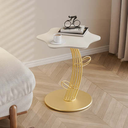 Cloud Rock Slab Tempered Glass Coffee Table