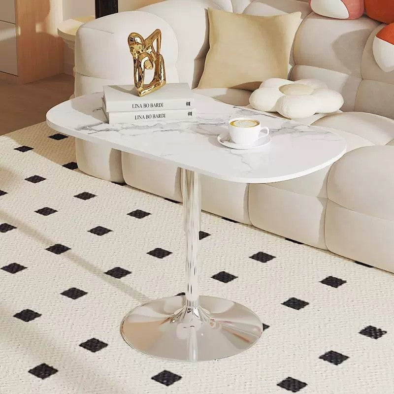 Minimalist Rock Slab End Table 1-Tier