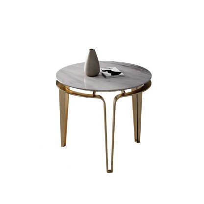 Luxury Marble Stainless Steel Coffee Table
