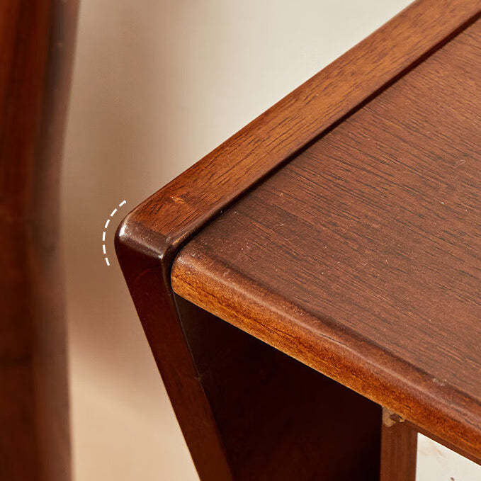 Tempered Glass Wood Coffee Table 2-Tier