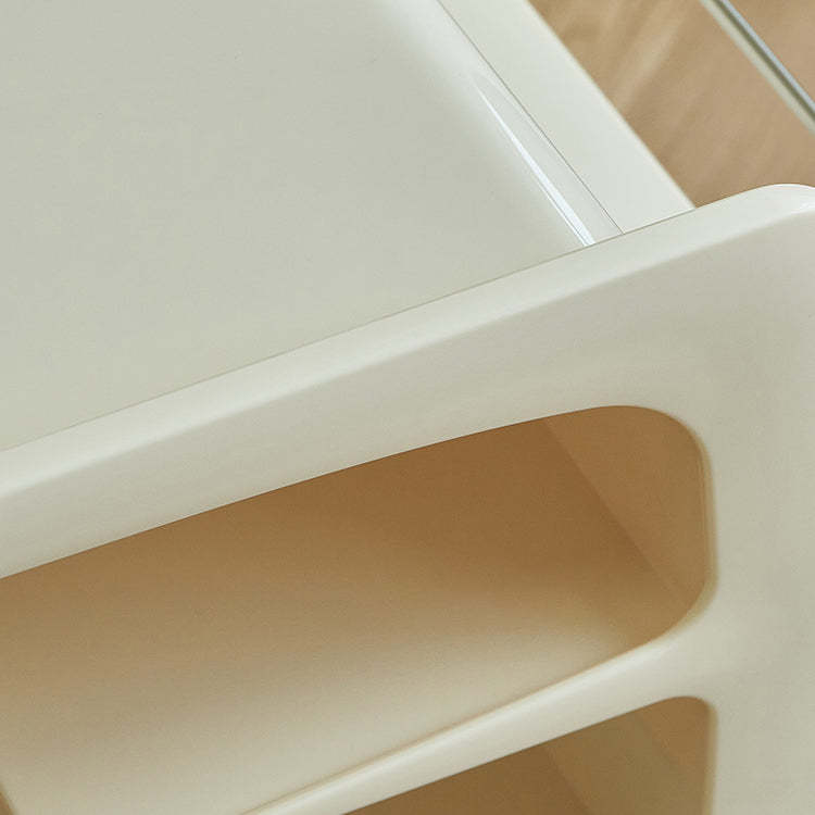 Nordic Plastic 4-Tier Movable End Table