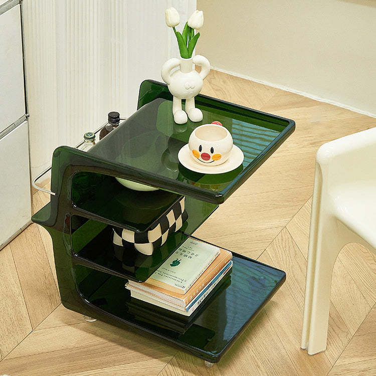 Nordic Plastic 4-Tier Movable End Table