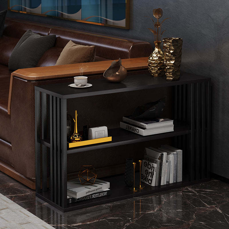 Vintage Particle Board Iron 3-Tier End Table