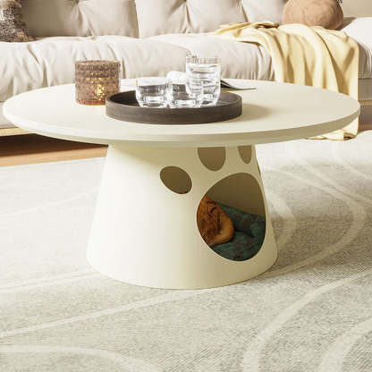 Round Iron Cat Nest Coffee Table