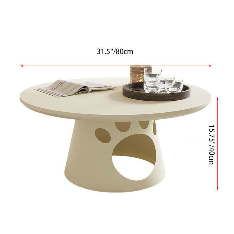 Round Iron Cat Nest Coffee Table