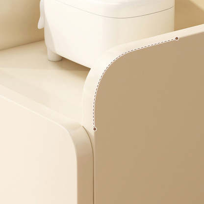 Scandinavian Movable 3-Tier End Table