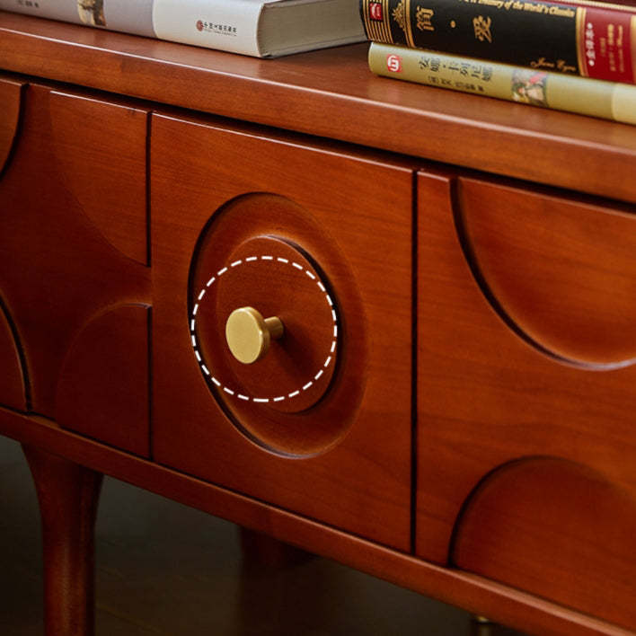 Vintage Wood Storage Nightstand