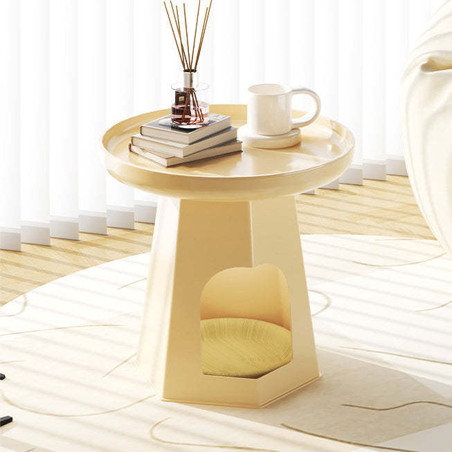 Minimalist Plastic Cat Hole Side Table