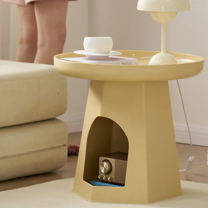 Minimalist Plastic Cat Hole Side Table