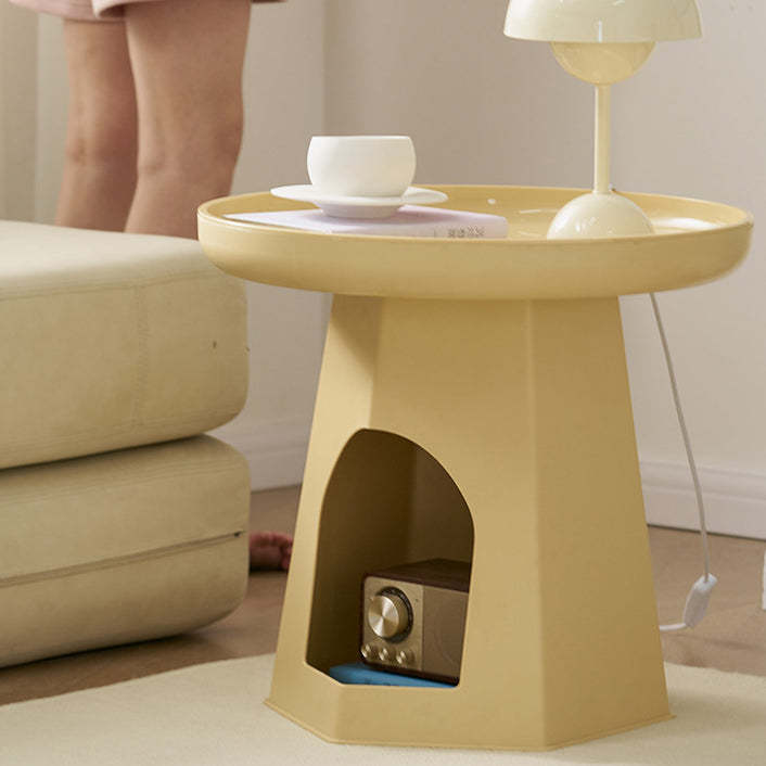 Minimalist Plastic Cat Hole Side Table