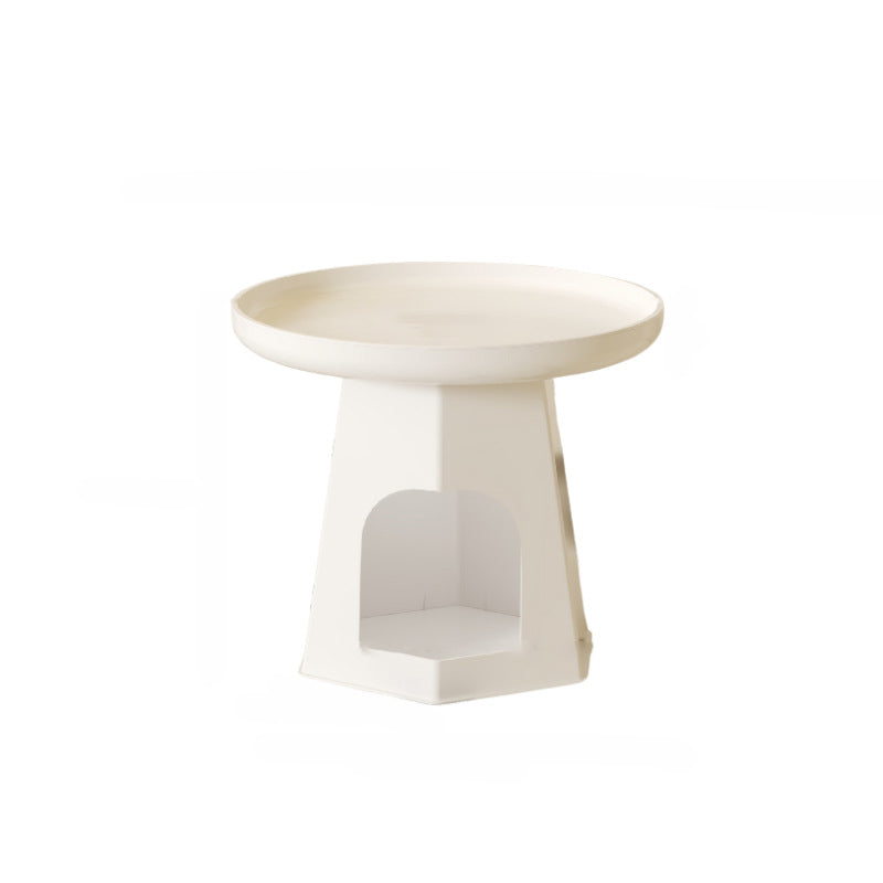 Minimalist Plastic Cat Hole Side Table