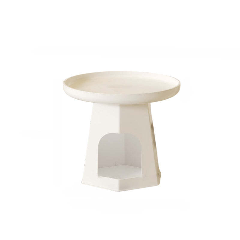 Minimalist Plastic Cat Hole Side Table