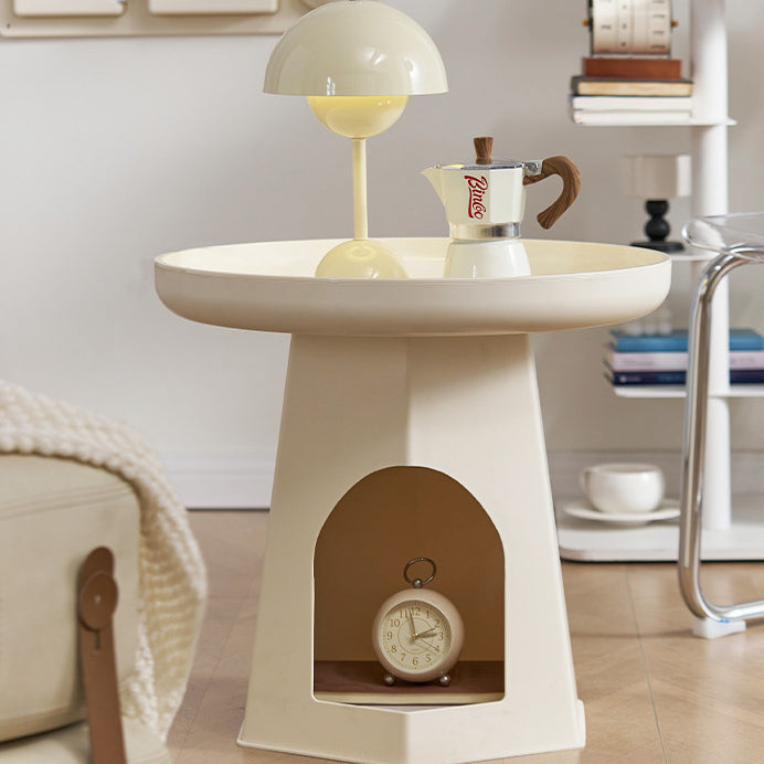 Minimalist Plastic Cat Hole Side Table