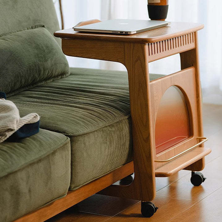 Nordic Movable Wood End Table