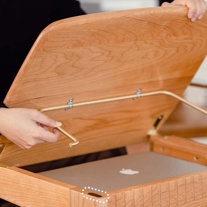 Nordic Movable Wood End Table
